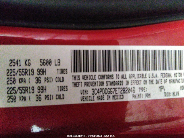 Dodge Journey Crossroad 2014 3C4PDDGG7ET282046 Image 10