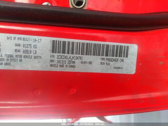 Dodge Charger Daytona 392 2018 2C3CDXGJ4JH134701 Image 11