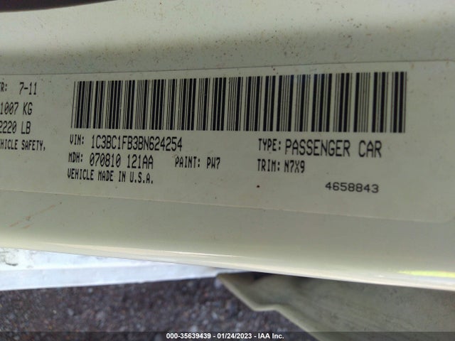 1C3BC1FB3BN624254 Chrysler 200 Touring
