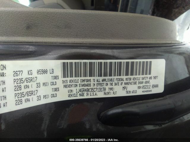 1J4GR48K35C713170 Jeep Grand Cherokee Laredo