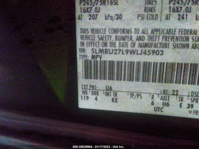Lincoln Navigator 1998 5LMRU27L9WLJ45903 Image 10