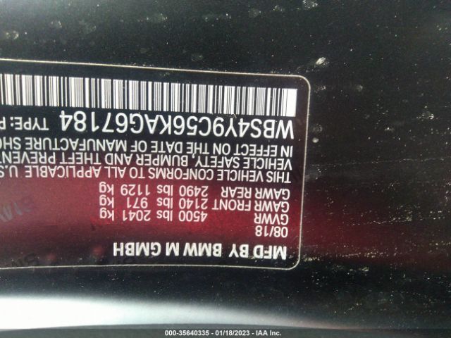 WBS4Y9C56KAG67184 BMW M4