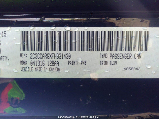 2C3CCARGXFH831430 Chrysler 300 Limited