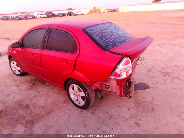 2007 CHEVROLET AVEO LT VIN: KL1TG56687B099707