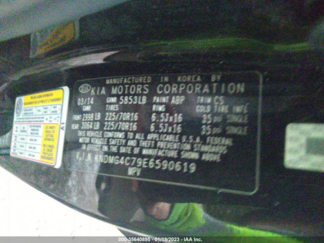 KNDMG4C79E6590619 KIA SEDONA LX