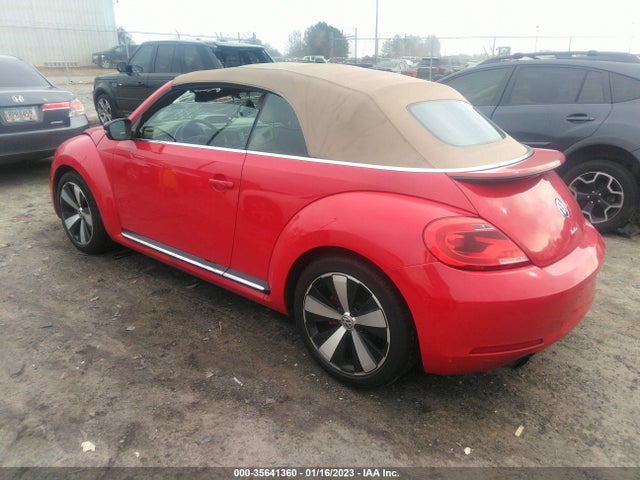 2013 VOLKSWAGEN BEETLE CONVERTIBLE 2.0T W/SOUND/NAV VIN: 3VW7A7AT3DM801728
