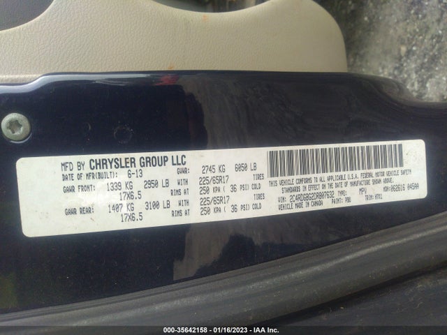 Dodge Grand Caravan Se 2013 2C4RDGBG2DR807632 Image 9