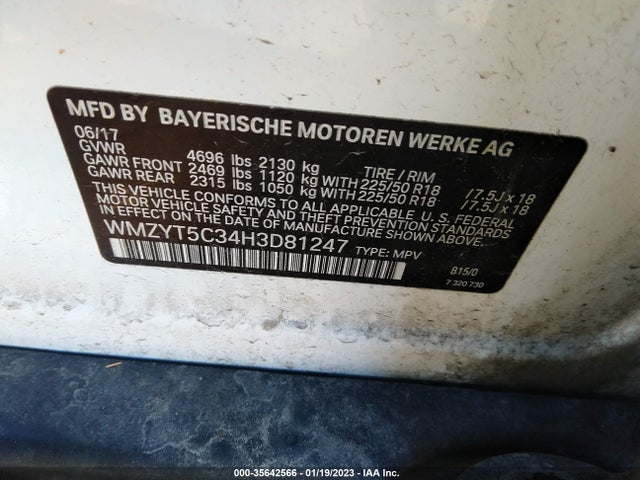 2017 Mini Countryman, VIN: WMZYT5C34H3D81247