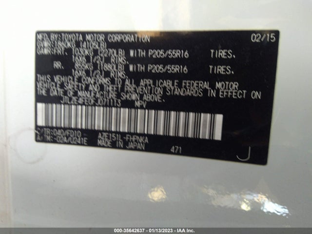 2015 Scion XB, VIN: JTLZE4FE0FJ071113