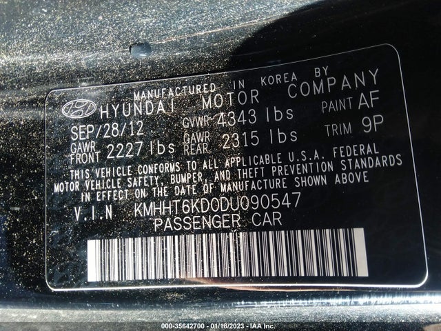 Hyundai Genesis Coupe 2.0t Premium 2013 KMHHT6KD0DU090547 Image 11