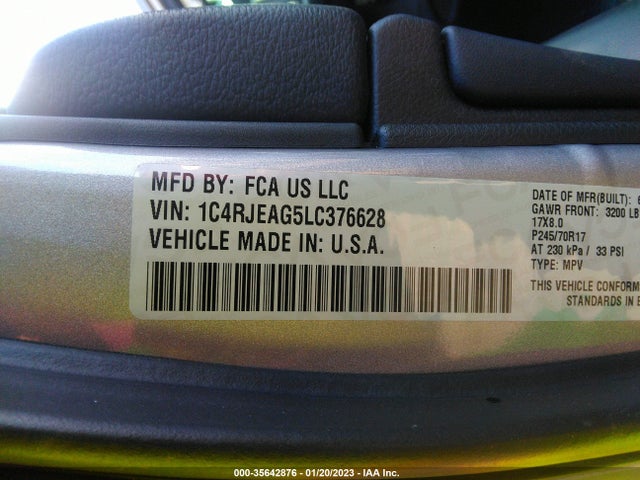 Jeep Grand Cherokee Laredo E 2020 1C4RJEAG5LC376628 Image 10