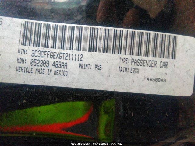 3C3CFFGEXGT211112 Fiat 500E