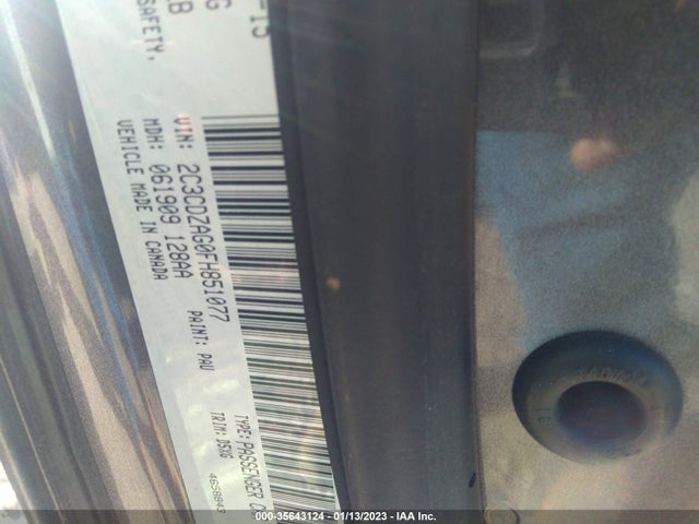 Dodge Challenger Sxt 2015 2C3CDZAG0FH851077 Image 10