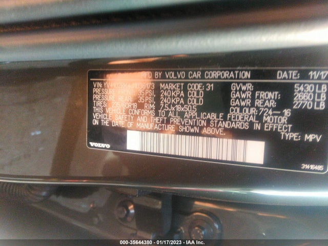 Volvo Xc60 Momentum 2018 YV4102RK4J1036173 Image 10