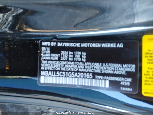 2016 BMW Z4, VIN: WBALL5C51G5A20165