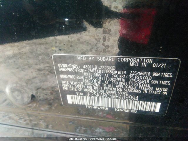 JF2SKARC5MH489994 Subaru Forester Sport