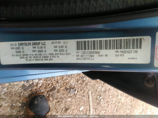 Chrysler 200 Touring 2011 1C3BC1FG2BN539644 Image 15