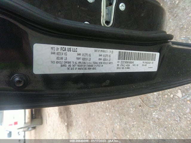 Продажа на аукционе авто 2019 Chrysler 300 300s, vin: 2C3CCABG8KH686649, номер лота: 35645098