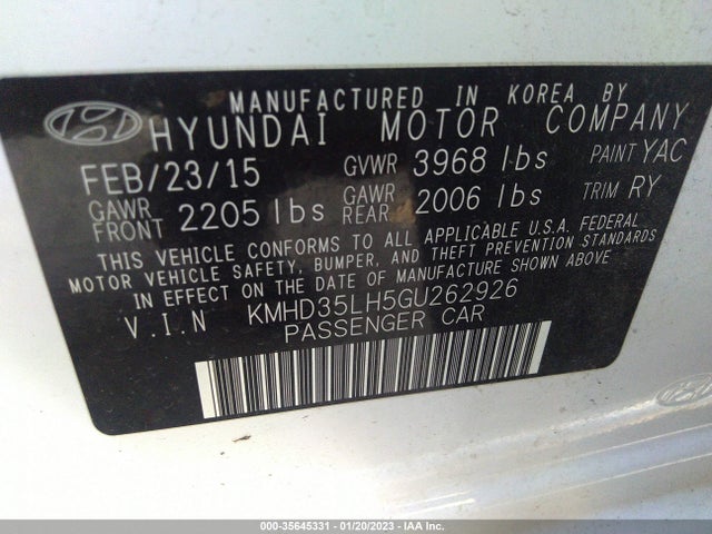 Hyundai ELANTRA GT 2016 KMHD35LH5GU262926 Image 10