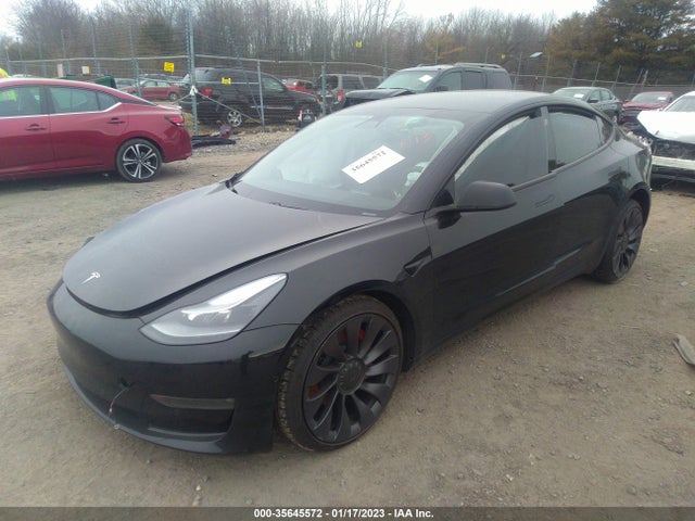 Tesla Model 3 Performance 2021 5YJ3E1EC1MF044801 Image 2