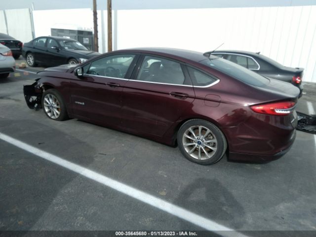 3FA6P0LU3HR149458 Ford Fusion Hybrid Se