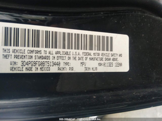 Dodge Journey Lux 2011 3D4PG9FG0BT513440 Image 9