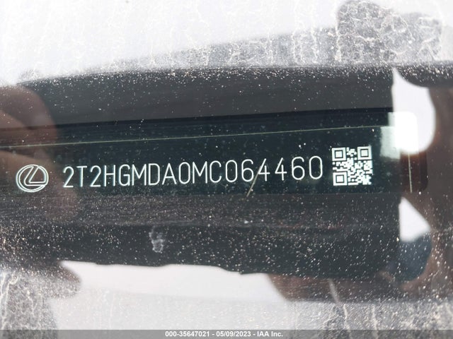 2T2HGMDA0MC064460 Lexus Rx Rx 450h