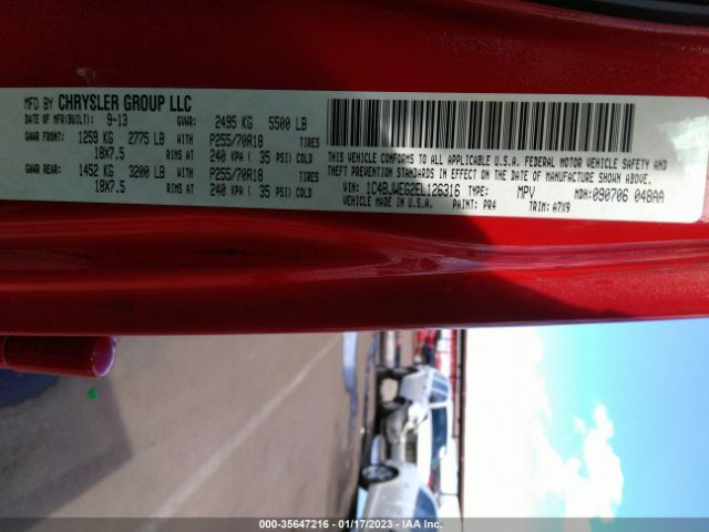 1C4BJWEG2EL126316 Jeep Wrangler Unlimited Sahara