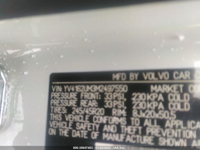 YV4162UM3M2497550 Volvo Xc40 R-design