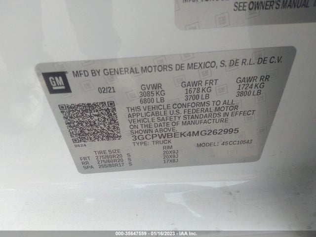 Chevrolet Silverado 1500 Custom 2021 3GCPWBEK4MG262995 Image 9