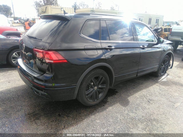 3VVCB7AX6NM100007 Volkswagen Tiguan Se R-line Black