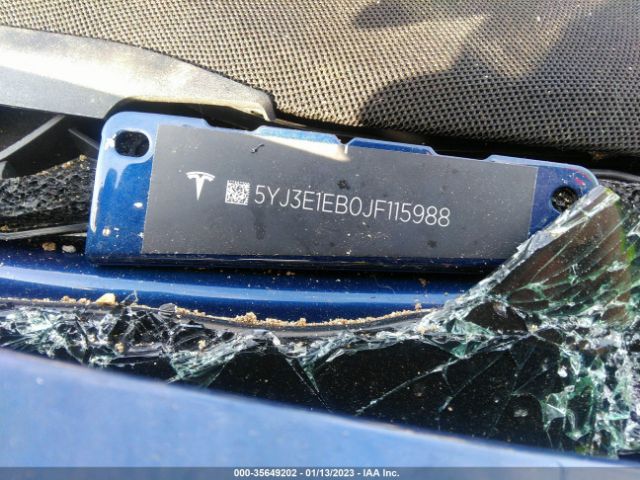 5YJ3E1EB0JF115988 Tesla Model 3 Performance/long Range