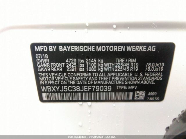 WBXYJ5C38JEF79039 BMW X2 Xdrive28i