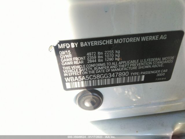 WBA5A5C58GG347890 BMW 5 Series 528i
