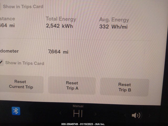 2022 TESLA MODEL Y PERFORMANCE VIN: 7SAYGDEFXNF464430