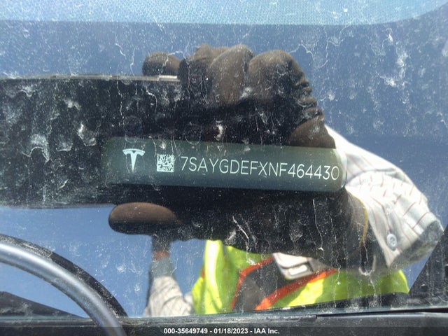 Tesla Model Y Performance 2022 7SAYGDEFXNF464430 Image 9