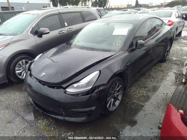 Tesla Model 3 Long Range 2021 5YJ3E1EBXMF014798 Image 2