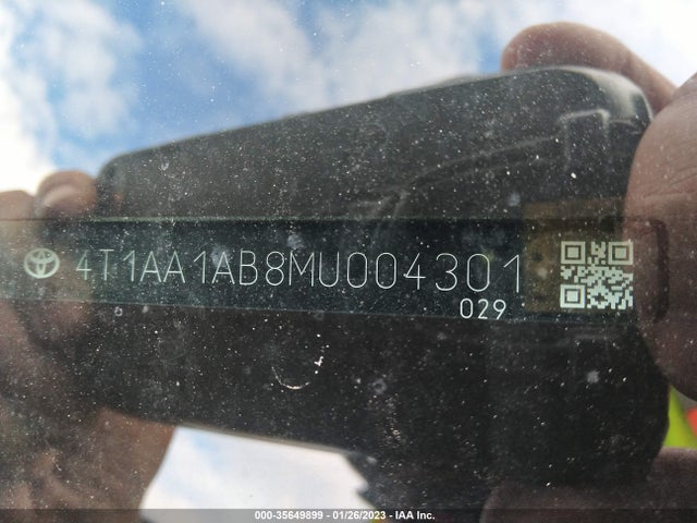 2021 Toyota Avalon, VIN: 4T1AA1AB8MU004301