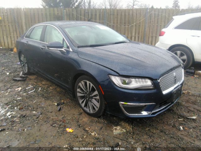 2017 Lincoln Mkz Reserve მანქანა იყიდება აუქციონზე, vin: 3LN6L5F95HR653144, აუქციონის ნომერი: 35650064