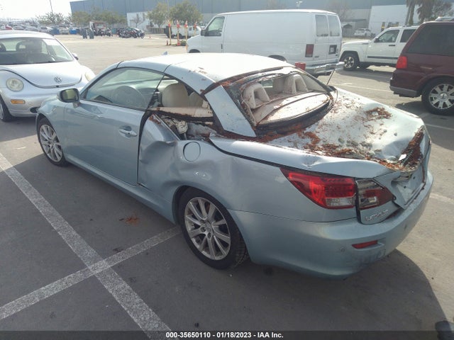 2010 LEXUS IS 250C VIN: JTHFF2C26A2506373
