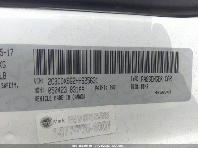 Dodge Charger Se 2017 2C3CDXBG2HH625631 Image 11