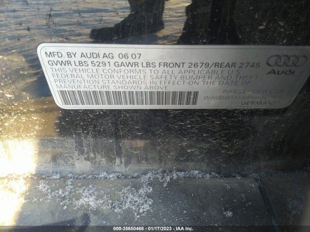 WAUDH74F88N006707 Audi A6