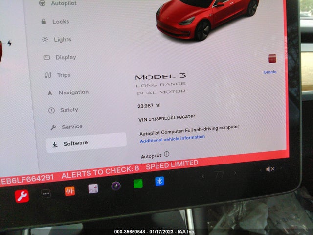 Tesla Model 3 Long Range 2020 5YJ3E1EB6LF664291 Image 8