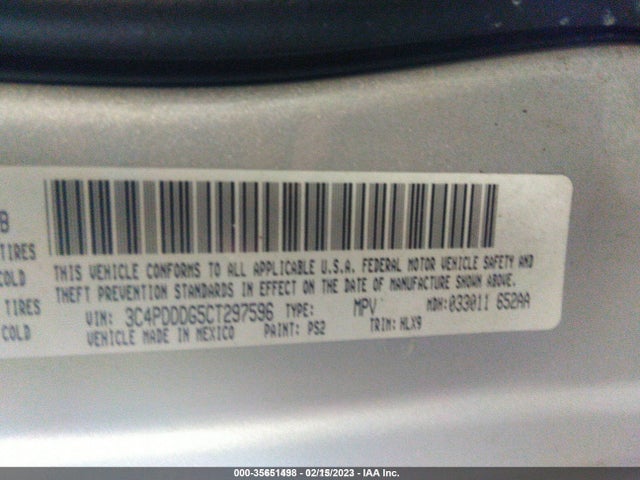 Dodge Journey Crew 2012 3C4PDDDG5CT297596 Image 10