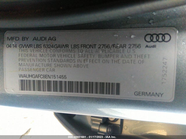WAUHGAFC8EN151455 Audi A6 3.0t Prestige