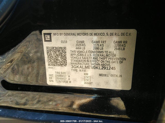 GMC Terrain Sle 2019 3GKALMEV0KL291245 Image 9