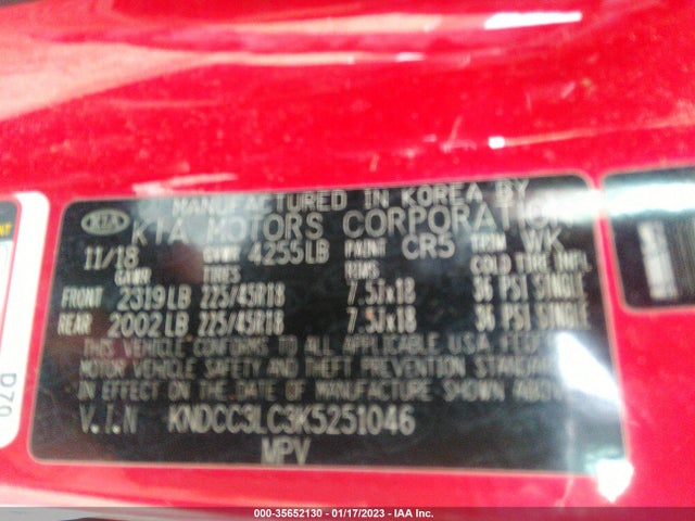 KIA Niro 2019 KNDCC3LC3K5251046 Image 9