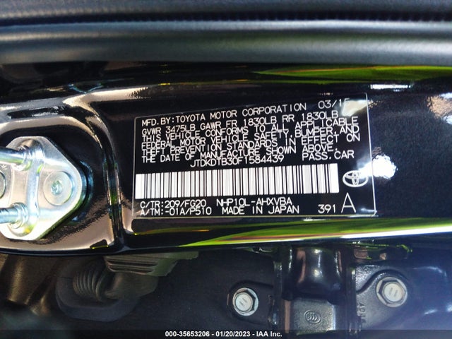 2015 Toyota Prius, VIN: JTDKDTB30F1584439