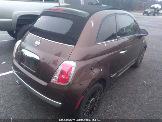 2013 FIAT 500 LOUNGE VIN: 3C3CFFER6DT629006