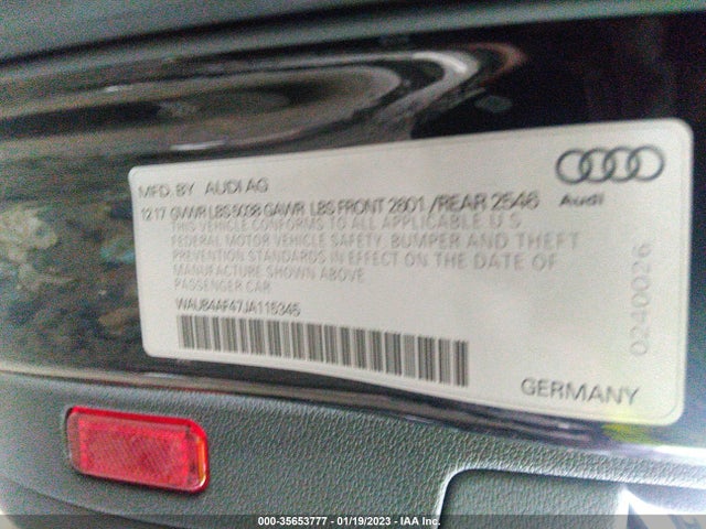 2018 Audi S4, VIN: WAUB4AF47JA115345